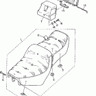 XV750GC/XV750G Сидение