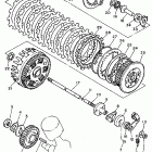 XV750GC/XV750G Сцепление