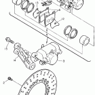 FZR1000 Задний суппорт тормозной
