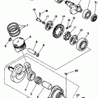 SEROW -XT 225 Коленчатый вал и Поршень
