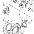 XV750GC/XV750G Передний тормозной суппорт