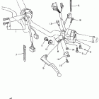 XJ600SG/XJ600SGC Рулевые переключатели