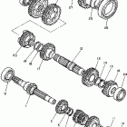 XV750GC/XV750G Трансмиссия