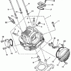 TW 200E Головка цилиндра