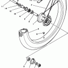 XT 350 Переднее колесо
