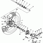 TW 200E Переднее колесо