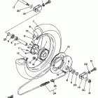 YZ 80 Заднее колесо