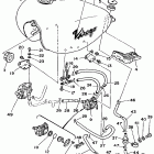 XV 250 Топливный бак (только шт.Калифорния)