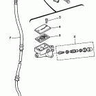 XV 250 Главный тормозной цилиндр,передний
