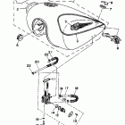 XV750G Virago 750 Топливный бак