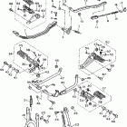 XV750GC/XV750G Подножки