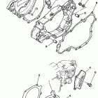 WR 250 Крышка картера двигателя