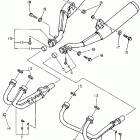 XJ600SG/XJ600SGC Выхлопная система