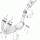 FRZ600R Exhaust (non-california)
