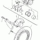 XJ 600S Задний суппорт тормозной