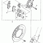 YZ125G1 Передний тормозной суппорт