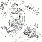 FZR1000 Заднее колесо