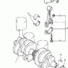 XJ600SG/XJ600SGC Коленчатый вал и Поршень