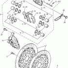 FZR1000 Передний тормозной суппорт