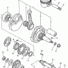 XT 600 Коленчатый вал и Поршень