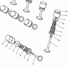 XJ600SG/XJ600SGC Клапана
