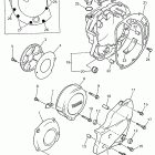 XJ 600S Крышка картера двигателя