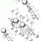FRZ600R Коленчатый вал и Поршень