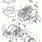 XV 1100 Крышка картера двигателя