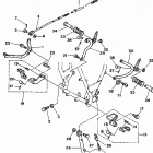 TW 200E Подножки