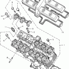 FZR600RGC/FZR600RG Головка цилиндра