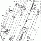 YZ125G1 Передняя вилка