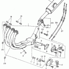 FRZ600R Exhaust 2 (california only)
