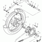 YZF 600R Заднее колесо