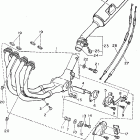 FZR600RGC/FZR600RG Exhaust 2 california only
