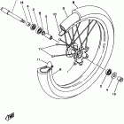 YZ 250 Переднее колесо