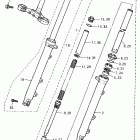 FZR600RGC/FZR600RG Передняя вилка