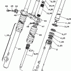 XT 350 Передняя вилка