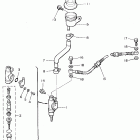 VMX 1200 Задний торм цилиндр