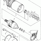 FZR600RGC/FZR600RG Стартер электрический
