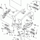 XJ600SG/XJ600SGC Подножки