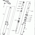 XJ600SG/XJ600SGC Передняя вилка