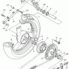 XJ 600S Заднее колесо