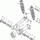 XV750GC/XV750G Задний рычаг подвески