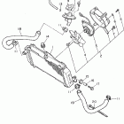 FZR600RGC/FZR600RG Радиатор и Патрубки