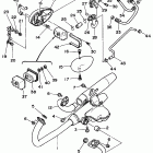 XV 250 Exhaust (california only)