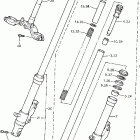 YZF600RG Передняя вилка