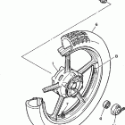 XV750F/XV750FC Переднее колесо