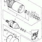 FZR600RFC Стартер электрический