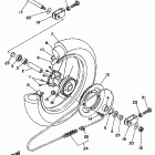 YZ 80 Заднее колесо