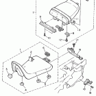 FZR600R Сидение